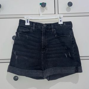 BLACK BDG DENIM SHORTS